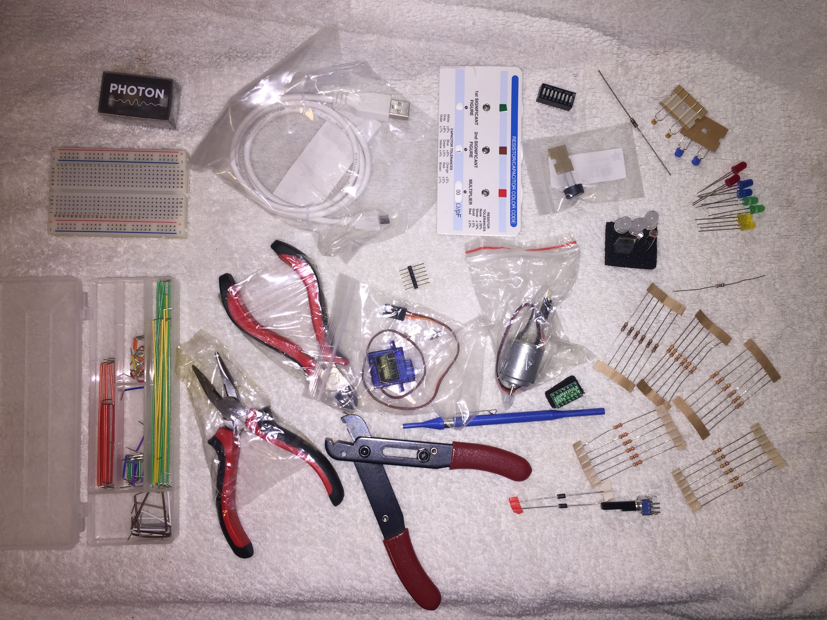 Image of the lab kit parts